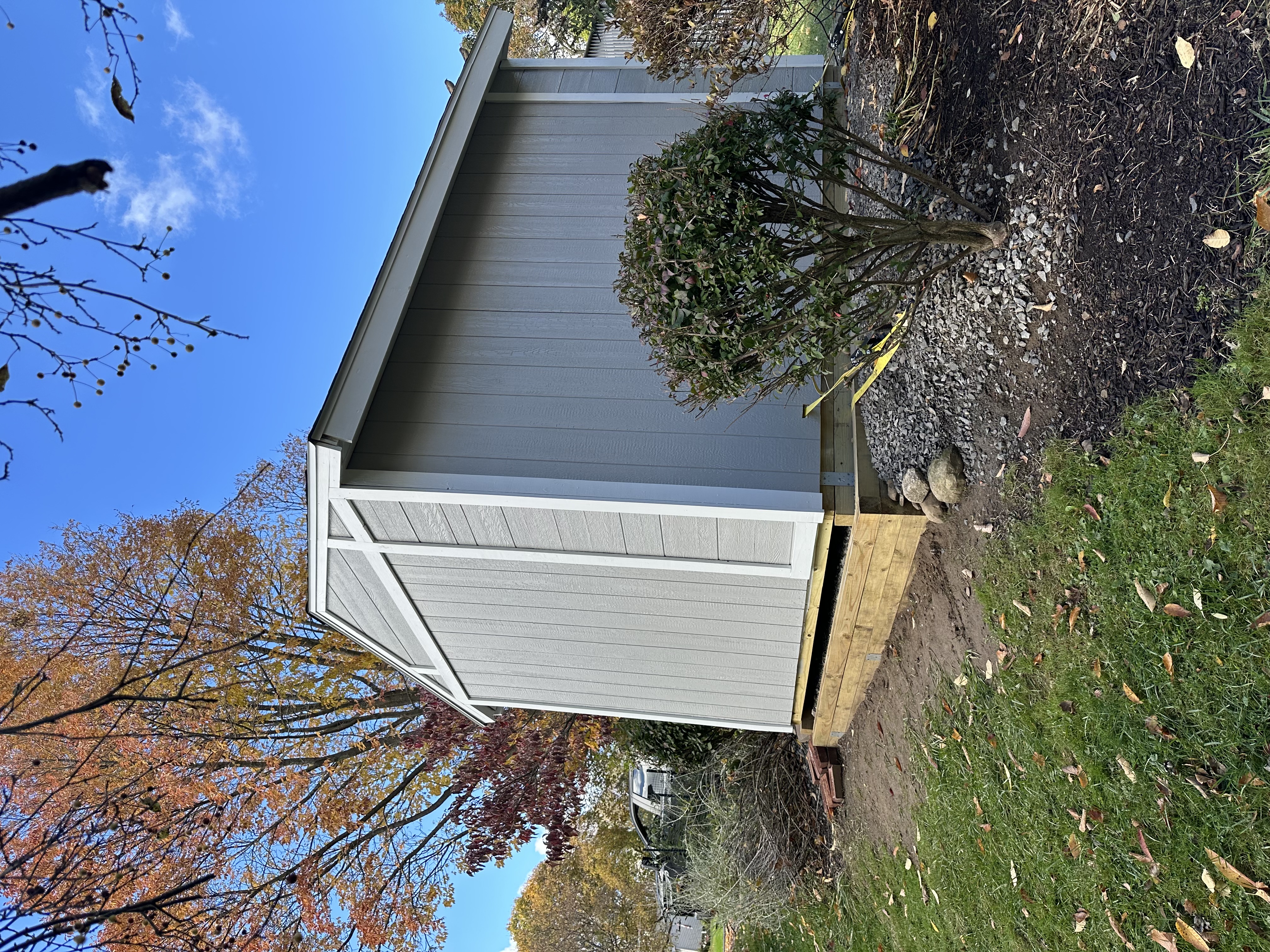 2025 shed project completed photo 2
